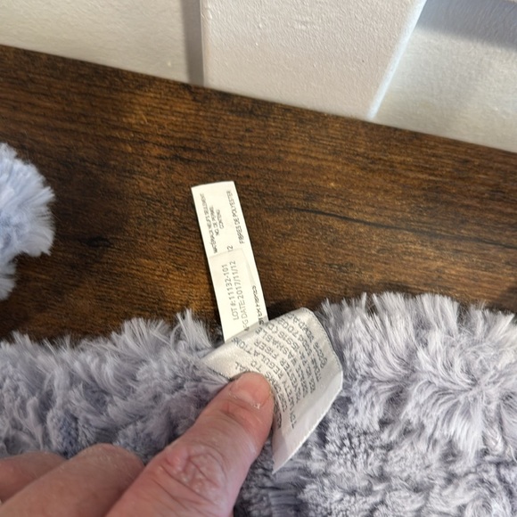 Nat and Jules Cozies Langley Lamb Plush Rattle Lovey Baby Security Blanket - Picture 5 of 5